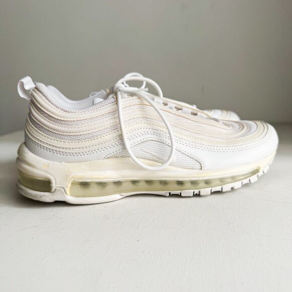 Nike AirMax 97 Running Shoes Sneakers In White 9.5 - Picture 3 of 6